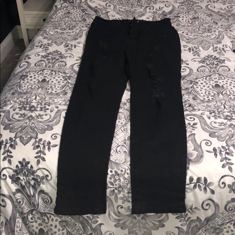 Black Ripped Jeans